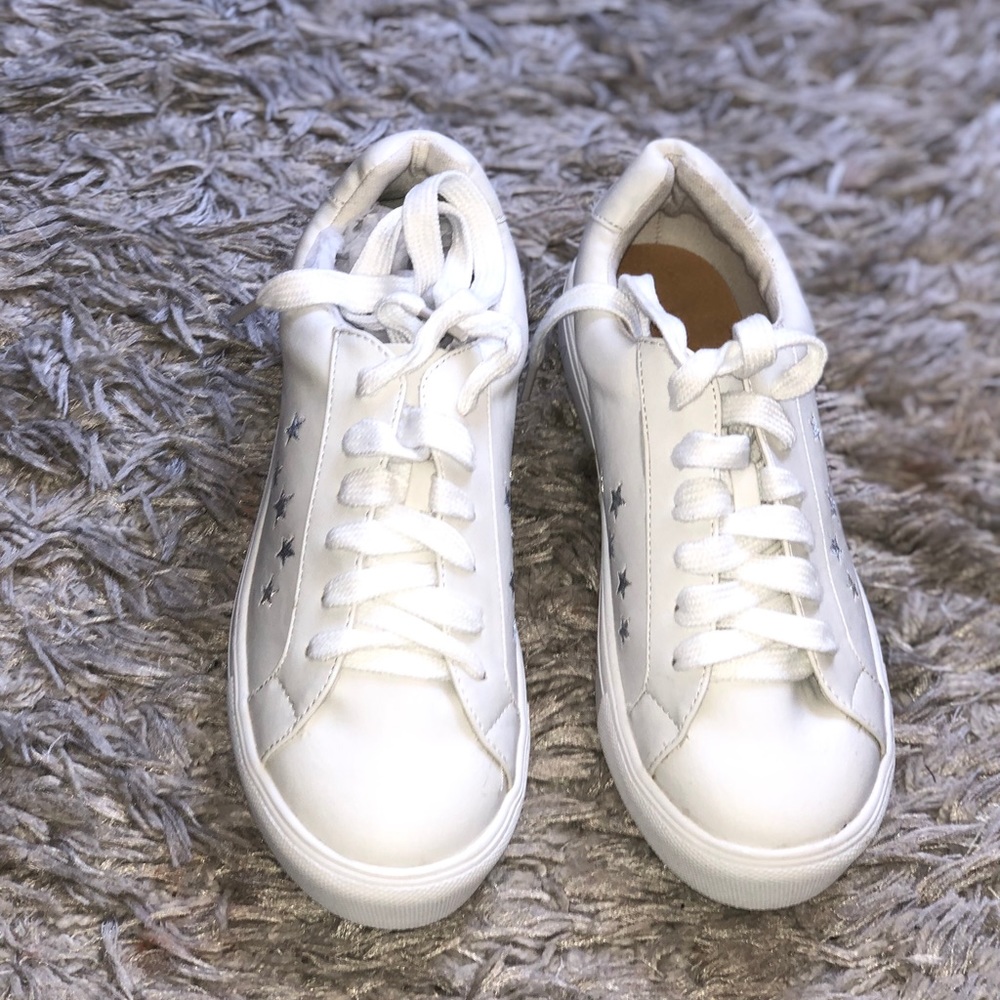 White sneakers